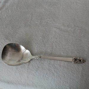 847 Rogers Bros Silverplate A1 Scalloped Casserole Serving Spoon Vintage